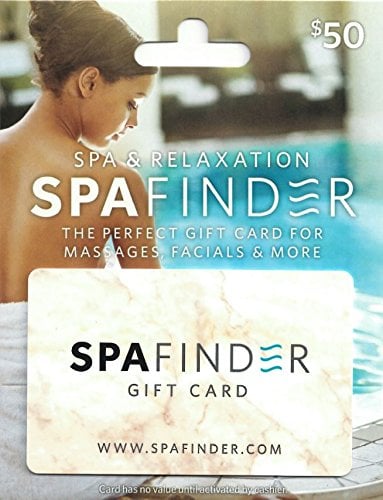Spafinder physical spa and wellness gift card