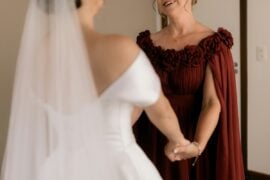 mother daughter wedding ceremony