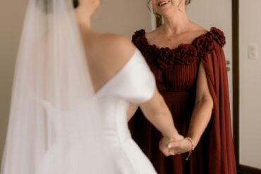 mother daughter wedding ceremony