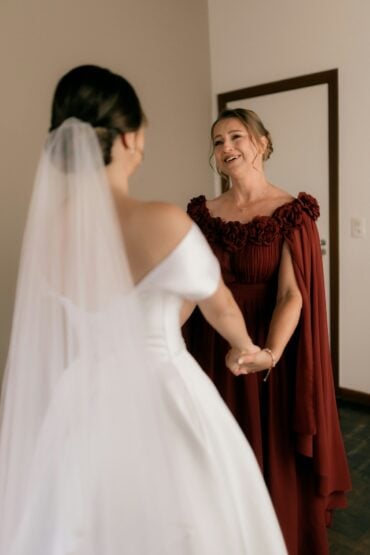 mother daughter wedding ceremony