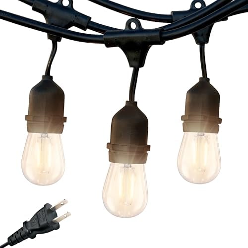 Brightech Ambience Pro outdoor Edison-bulb string lights for weddings