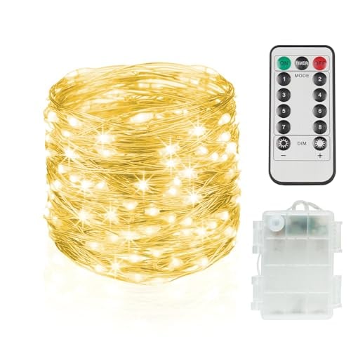 Battery operated copper wire fairy lights for outdoor wedding centerpieces