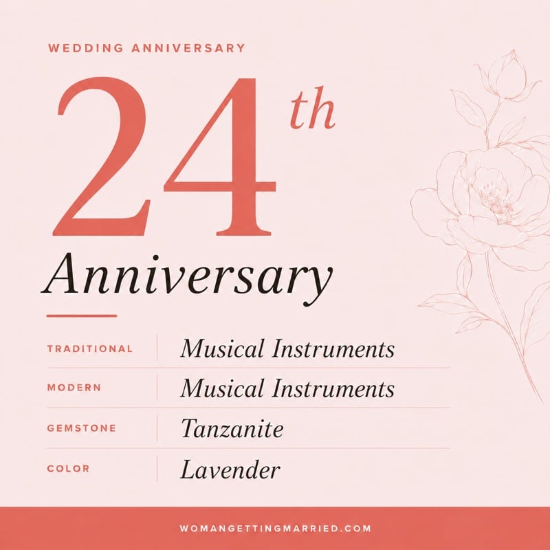 24th wedding anniversary - traditional musical instruments and modern musical instruments gifts