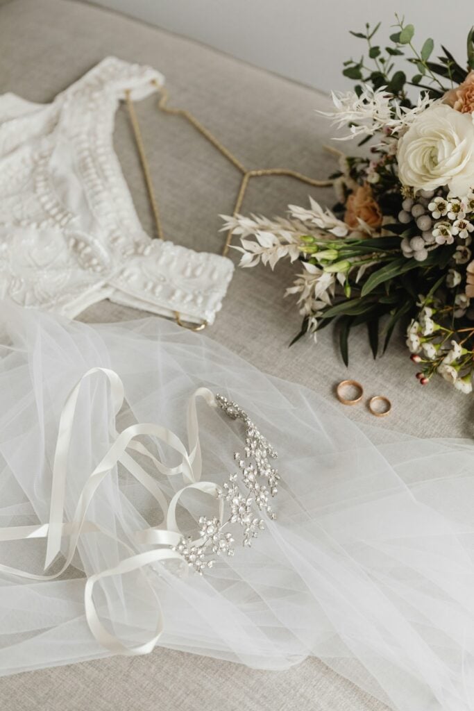 wedding dress styling