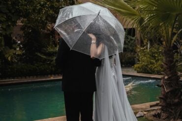 wedding rain umbrella