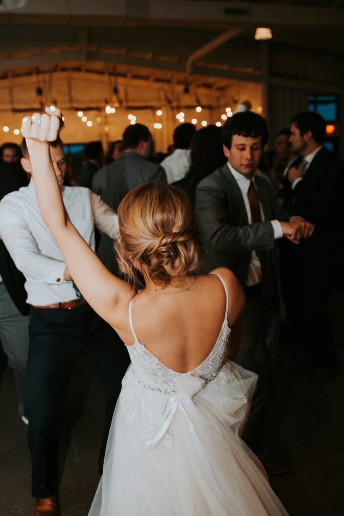 bride dancing