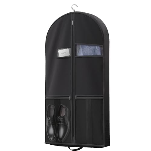 Lazebox 43-inch heavy-duty travel garment bag for suits