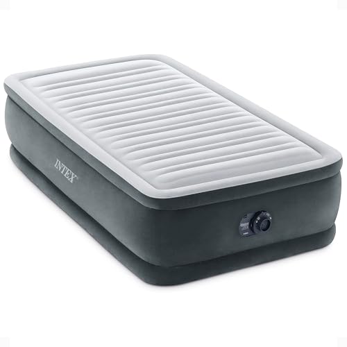 Intex Dura-Beam twin air mattress with built-in pump for a wedding kids' movie room