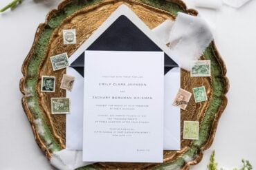 wedding invitation layflat