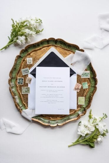 wedding invitation layflat