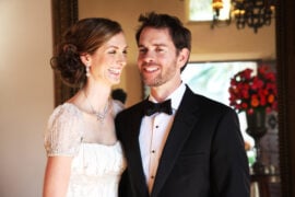 cory and I on our wedding day