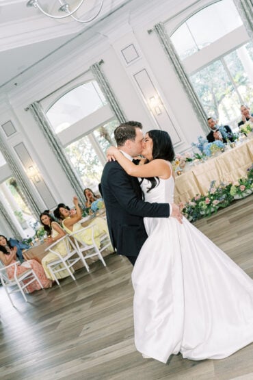 Denise and Brad's first dance