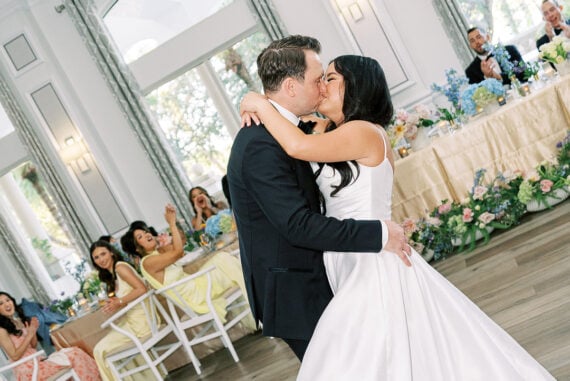 Denise and Brad's first dance