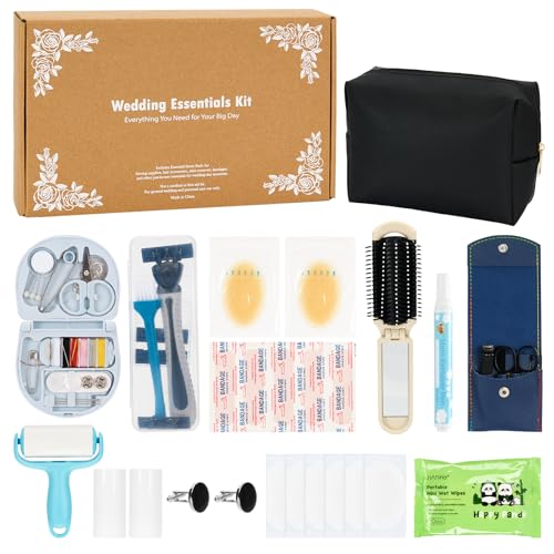 Groom wedding day emergency kit
