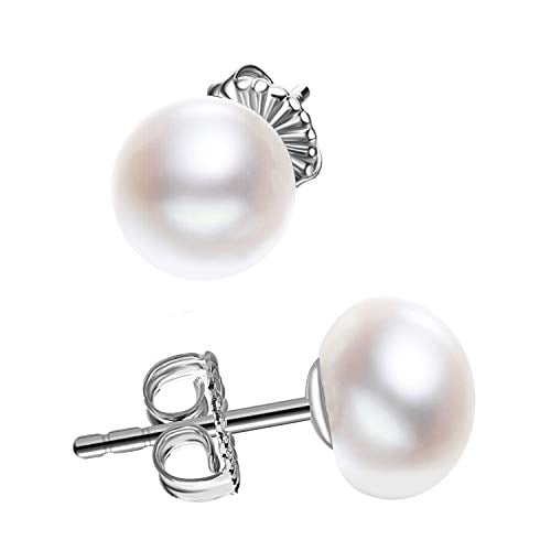 Freshwater pearl stud earrings, a something new keepsake