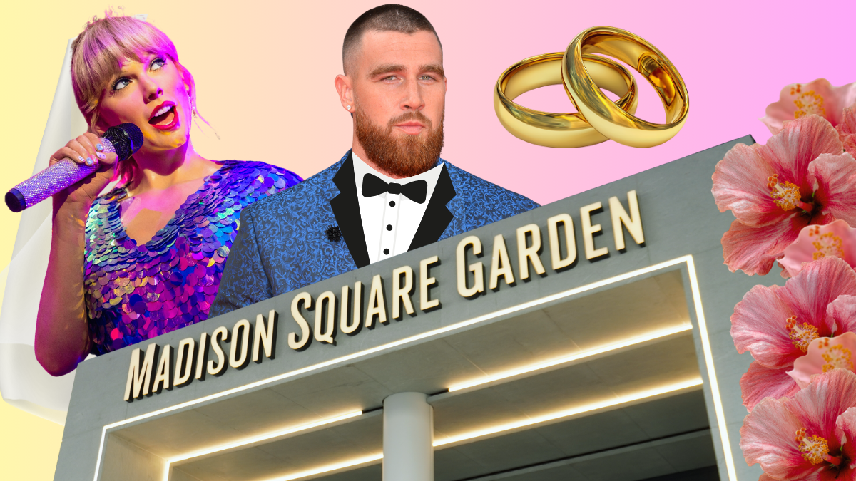 Taylor Swift and Travis Kelce wedding rumors at Madison Square Garden
