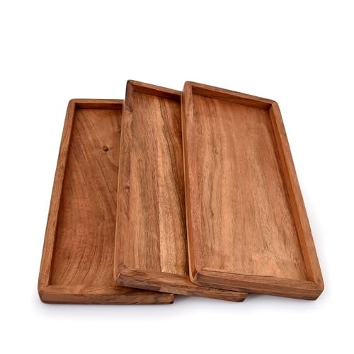 Acacia Wood Serving Platters