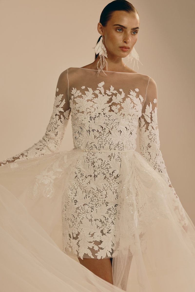 Mira Zwillinger Cici worn with its full tulle overskirt